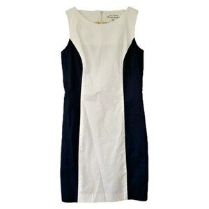 Rag & Bone Colorblock Black White Sleeveless Cotton Mini Dress Size 4
